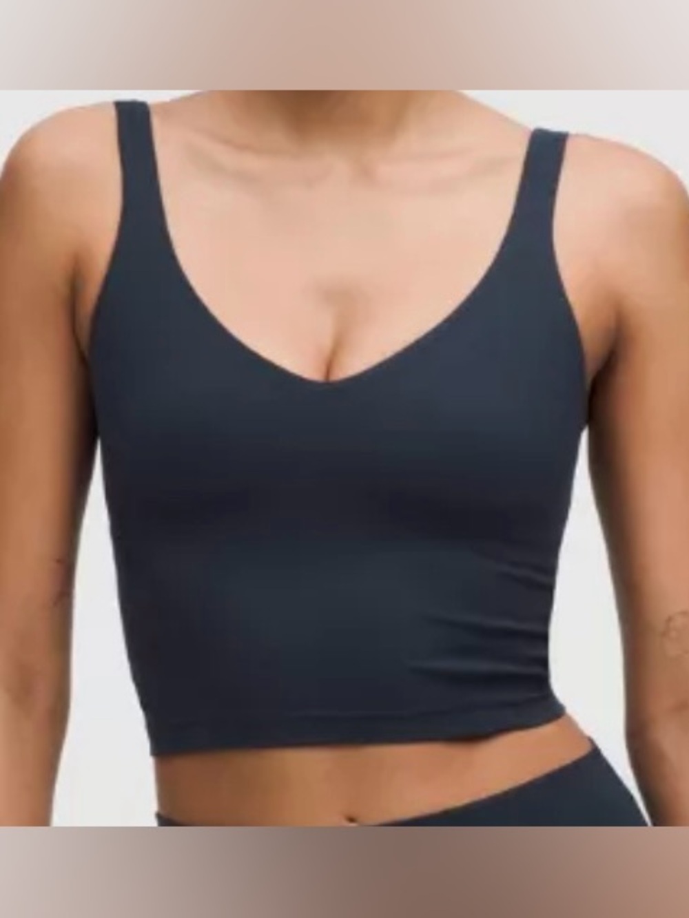 Black lululemon align tank